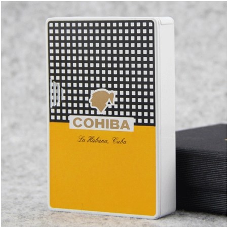 Ảnh của Bật lửa khò Cohiba loại 2 tia lửa màu cam - Mã SP: BLH020