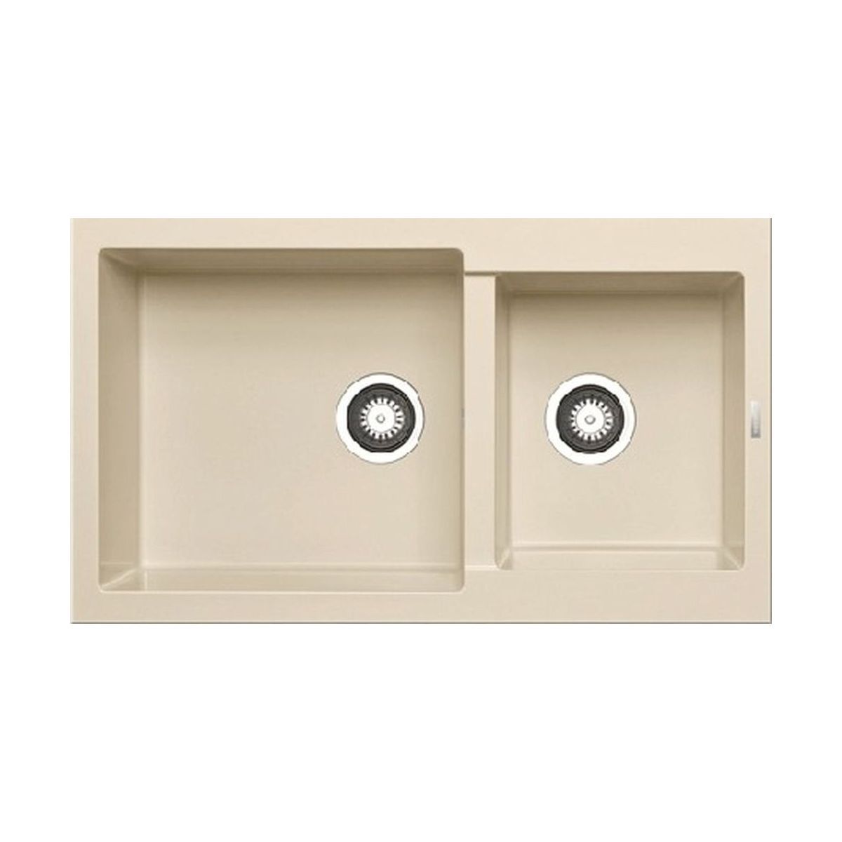 Ảnh của Chậu rửa bát dương bàn bếp jasmine HAFELE HS-G8650-mocha 565.83.251