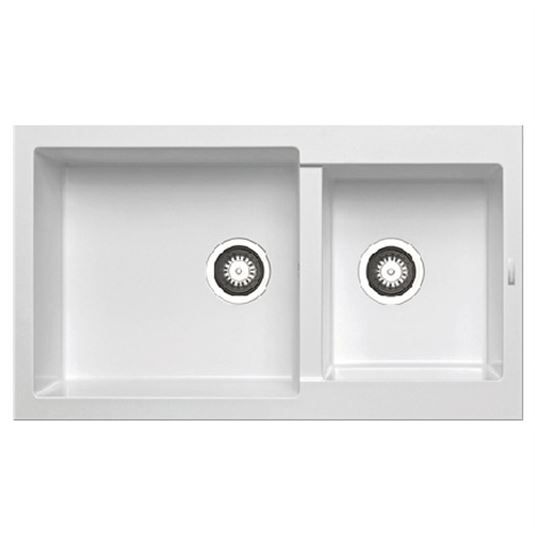 Ảnh của Chậu rửa bát dương bàn bếp HAFELE Màu trắng HS-G8650-White 565.88.501