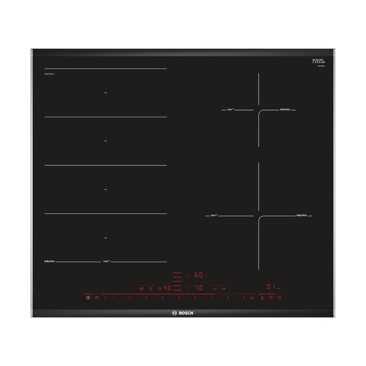 Ảnh của Bếp từ BOSCH PXE675DC1E|Serie 8